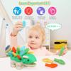 Hirger Spike The Fine Motor Dinosaur: Montessori Baby Sensory Toys for Toddlers 1-3, Preschool Learning Educational Activities, 12+ Months Old Birthday Gift view 4