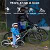 KRIDDO Toddler Balance Bike 2 Year Old, Age 24 Months to 5 Years Old, 12 Inch Push Bicycle with Customize Plate (3 Sets of Stickers Included), Gift Bike for 2-3 Boys Girls, White view 2