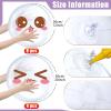 Hungdao12 Pieces Inflatable Clear Beach Ball Bulk 16 Inch 24 Inch Transparent Swimming Pool Bubble Ball for Ocean Under The Sea Hawaii Summer Luau Party DIY Favors view 4
