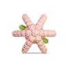 RaZbaby Bites Silicone Baby Teething Toy  Sensory Toy with Textured BerryBumps for Teething Relief, Easy-to-Hold Fruit Shape, BPA-Free, Soothes Front & Back Teeth  Gift for Babies, 3 Months+, Pink view 4