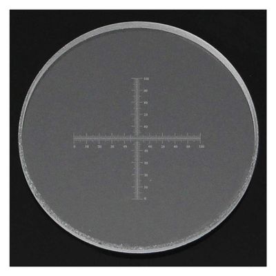 Lab Microscope Slides 10MM/100 0.1MM C7 Microscope Sliding Objective Stage Micrometer for Diameter Measuring Tools Microscope Parts