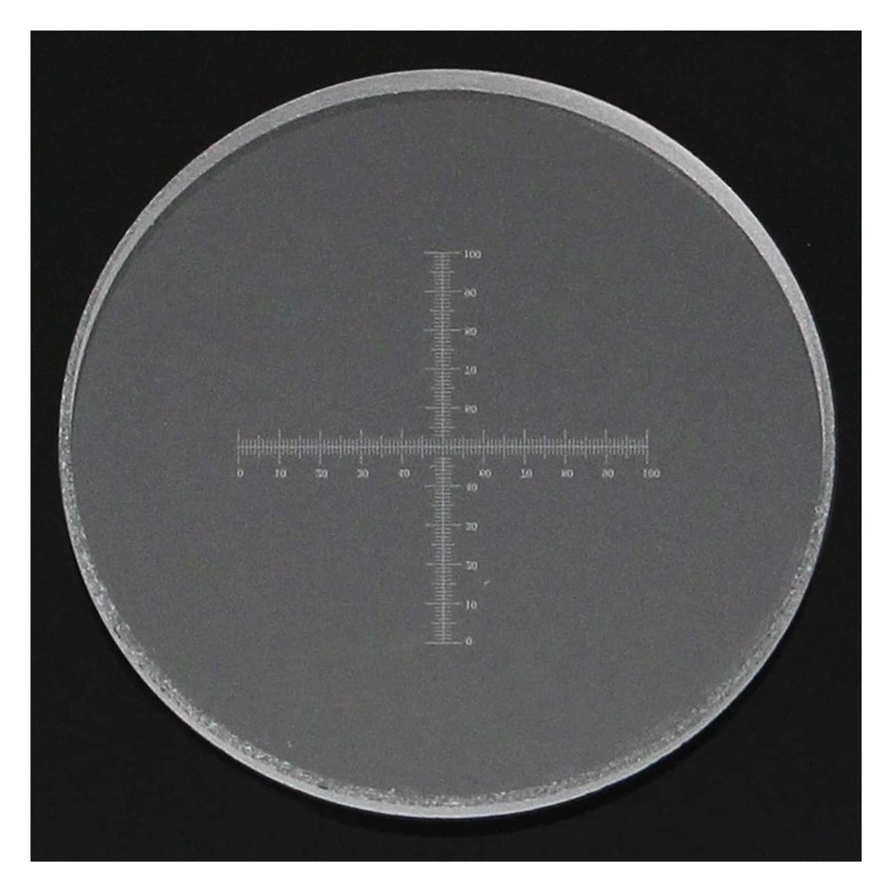 Lab Microscope Slides 10MM/100 0.1MM C7 Microscope Sliding Objective Stage Micrometer for Diameter Measuring Tools Microscope Parts