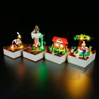 Brick Shine GC Light kit for Bricktober 2021 Fairy Tale Collection(Set of 4) (Model Set is not Included) (Classic)