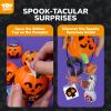TOY Life Halloween Toys Prefilled Pumpkins Buckets Halloween Party Favors for Kids Bulk, 162Pcs Halloween Pinata Stuffers Mini Bucket Goodies Bag Classroom Prizes Trick or Treats view 4