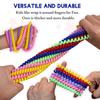 Sensory Chew Toys for Autistic Children, 12 Pack Stretch Chewing Necklaces Bracelets for Kids with Autism ADHD SPD, Stretch Stings Fidget Toys for Kids Toddlers Reduce Biting Stress and Anxiety view 3
