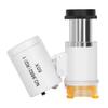 Lab Microscope Slides Portable Mini 60x Pocket Handheld Microscope Loupe with LED Light Microscope Parts (Color : White) view 1