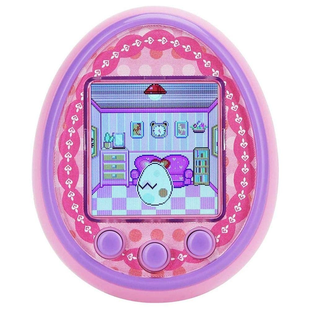 Electronic Pet Game Machine, Pets Game Machine Handheld Virtual Pet Toy for Children and Adults, USB Charging