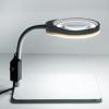 Microscope Kit Table Machine LED Lamp Illuminated Magnifier 10X Microscope Magnifying Glass with Stand Microscope Lens Adapters (Color : PD-032A 10X Black) view 4