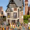 NOCH 66501 HO Scale Fashion Store w/Motorized Fashion Show - Micro-Motion - Laser-Cut Kit - 7-7/8 x 6-3/8 x 5-3/8" 20 x 16.1 x 13.7cm view 2