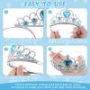 Bonuci 60 Pack Kids Tiara Crown Set Dress up Costume Party Accessories Princess Crown with Heart Stones Plastic Headband for Little Girls Women Toddler Birthday Valentine Favors view 3