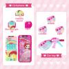 Shemira Play Purse for Little Girls, Princess Pretend Toys for Girls 3 4 5 6 7 8 Years Old, Christmas & Birthday Gift for Kids Age 3-5 4-6 6-8, Toddler Purse with Accessories, Kids Toy Purse,Pink view 4