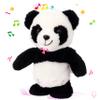 Easfan Talking Panda Repeats What You Say Electric Walking Singing Stuffed Animal Interactive Funny Plush Toy Musical Speaking Animated Toy Birthday for Kids Boys Girls, 8 view 1