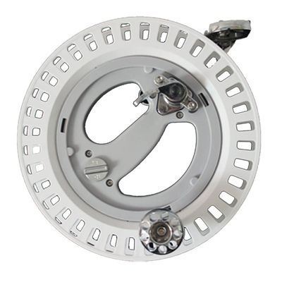 Hvsport Kite Accessories ABS Kite Reel, Hand Wheel Kite Reel, Anti-Reverse Universal Wheel (Color : White, Size : 27cm)