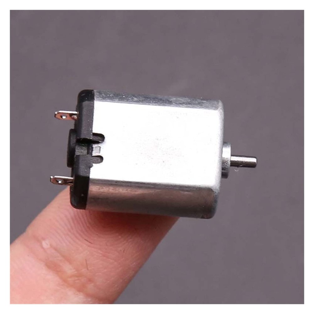 MANHONG Electric Small Motor DC 3V-6V Micro 030 Motor 13000RPM Precious Metal Brush Micro Micro Electric Motor Silent Engine, Used for DIY Toy Car and Ship Model Air Pump