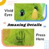 Hopearl Talking Dinosaur Repeats What You Say Nodding Electric Interactive Animated Toy Speaking Plush Buddy Gift for Toddlers, Green, 8'' view 4