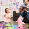 Easfan Talking Unicorn Repeats What You Say Walking Singing Stuffed Animal Electric Interactive Plush Toy Funny Animated Toy Mimicking Speaking Birthday for Kids Toddlers Pink,10'' view 4
