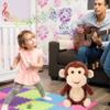 Easfan Talking Monkey Repeat What You Say Electric Nodding Plush Funny Interactive Speaking Toys Buddy Birthday Gifts for Kids Toddlers Brown,7" view 2