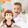 Easfan Talking Monkey Repeat What You Say Electric Nodding Plush Funny Interactive Speaking Toys Buddy Birthday Gifts for Kids Toddlers Brown,7" view 3