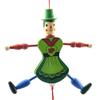 SOIMISS Wood Puppets Doll Toys Margaretha Wood Hanging Pull String Puppet Toys with Movable Hands and Feet for Parent Child Interactive 4pcs view 3