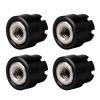 INJORA M2 Wheel Nuts Cap Locking Hubs Wheel Upgrade Parts for Axial SCX24 Deadbolt JLU Gladiator Bronco RC Crawler Car(Black) view 3