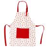 Toddler Chef Apron with Pocket, Kids Apron, Kids Apron Adjust Strap for Boys and Girls, Babies Kids Kitchen Cooking Baking Painting Apron Chefs Kitchen Red Strawberry, Kids Apron, Toddler C view 1