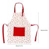 Toddler Chef Apron with Pocket, Kids Apron, Kids Apron Adjust Strap for Boys and Girls, Babies Kids Kitchen Cooking Baking Painting Apron Chefs Kitchen Red Strawberry, Kids Apron, Toddler C view 3