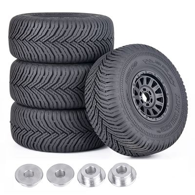 PYFORE 1/7 Compatible with Mojave Dedicated Tires 17MM Adapter RC Model Cars Wheels Skin Upgrade Off-Road Grip Short-Course Truck Car (LT18047)