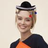 3pcs Mexican Hat Sombrero Party Hats Cloth Headdress Fiesta Mexican Sombrero Hat Fancy Headband Fiesta Party Hat Sombrero Hats Summer Hat Festival Head Band Girl Fabric Mayo Child view 2