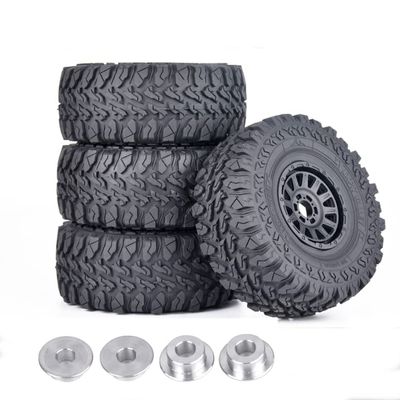 PYFORE 1/7 Compatible with Mojave Dedicated Tires 17MM Adapter RC Model Cars Wheels Skin Upgrade Off-Road Grip Short-Course Truck Car (LT18046)