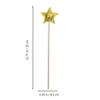 Kisangel Star Shape Fairy Wand Glitter Magical Wands for Girls Dress-up Party Toys 12.99In Lightweight Pretend Play Accessories view 2