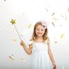 Kisangel Star Shape Fairy Wand Glitter Magical Wands for Girls Dress-up Party Toys 12.99In Lightweight Pretend Play Accessories view 3