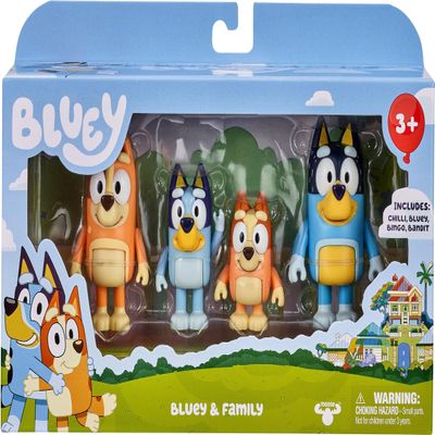Moose Bluey - Figure 4-Pack - Family Pack (90077)
