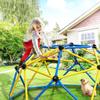 GIKPAL Climbing Dome, Upgraded 6FT Geometric Dome Climber with Climbing Grip for Kids Indoor Outdoor Play Equipment, Supports 600LBS Jungle Gym Playground Backyard Play Centre, Easy Assembly view 2