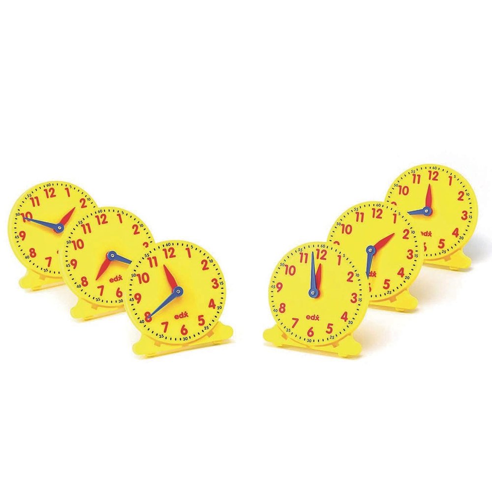 S&S Worldwide Student Analog Clocks
