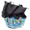 ABS Novelties Bingo Blue Pattern 10 Pocket Zipper Tote (black) view 1