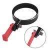 Vgoohobby RC Transmitter Steering Wheel Trigger One-Handed Control Adapter Compatible with Flysky gt5 Traxxas TQI Dumborc Remote Controller Transmitter 1.55"-1.65" Steering Wheel (Red) view 2