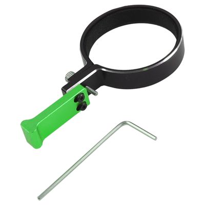 Vgoohobby RC Transmitter Steering Wheel Trigger One-Handed Control Adapter Compatible with Flysky gt5 Traxxas TQI Dumborc Remote Controller Transmitter 1.55"-1.65" Steering Wheel (Green)