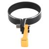 Vgoohobby RC Transmitter Steering Wheel Trigger One-Handed Control Adapter Compatible with Flysky gt5 Traxxas TQI Dumborc Remote Controller Transmitter 1.55"-1.65" Steering Wheel (Orange) view 3