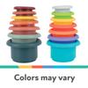 Nuby Soft Silicone Stacking Cups - 7-Piece Toddler Toy for Hand-Eye Coordination and Early Development - 12+ Months view 2
