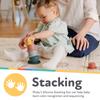 Nuby Soft Silicone Stacking Cups - 7-Piece Toddler Toy for Hand-Eye Coordination and Early Development - 12+ Months view 4