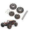 Dilwe RC Differential Bevel Gear,Durable Steel Diff Bevel Gear Set Upgrade Parts for ZD Racing 10 7173 1/10 RC Car Motor Driving Gear, RC Car Metal Differential Main Metal Spur Gear Set view 1