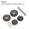 Dilwe RC Differential Bevel Gear,Durable Steel Diff Bevel Gear Set Upgrade Parts for ZD Racing 10 7173 1/10 RC Car Motor Driving Gear, RC Car Metal Differential Main Metal Spur Gear Set view 4