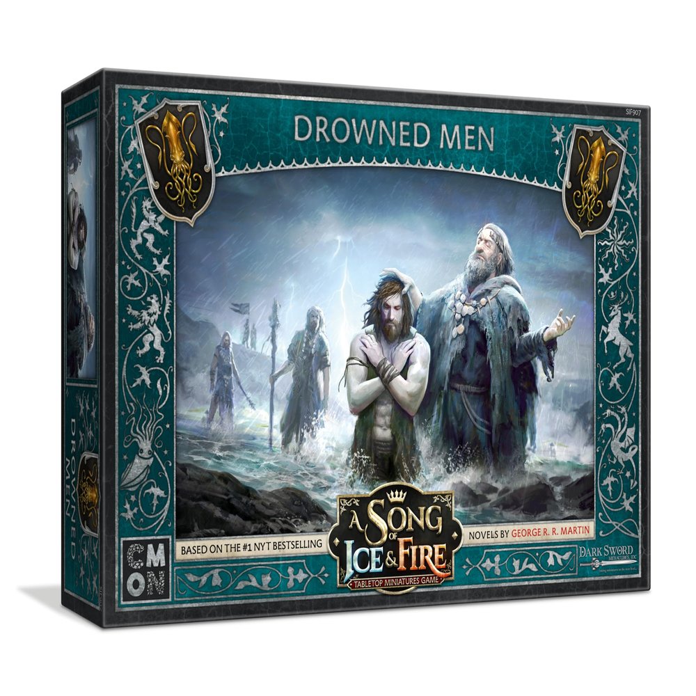 A Song of Ice and Fire Tabletop Miniatures Game Drowned Men Unit Box - The Watery Wrath of House Greyjoy, Strategy Game for Adults, Ages 14+, 2+ Players, 45-60 Minute Playtime, Made by CMON