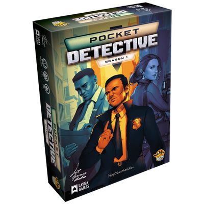 Pocket Detective Season 1 Card Game - Solve Intriguing Mysteries Anywhere! Cooperative Game for Kids and Adults, Ages 14+, 1-6 Players, 45-60 Minute Playtime, Made by Lucky Duck Games