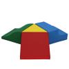 FDP SoftScape Toddler Playtime Junction 360 Climber, Indoor Active Play Structure for Toddlers and Kids; Safe Soft Foam for Crawling, Climbing and Sliding (4-Piece) - Assorted, 13799-AS view 1