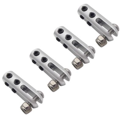 4PCS Metal Servo Arm Linkage Joint 2.5mm Tie Rod End Clevis Steering Rudder Joint for RC Boat Airplane Car Equipment Box