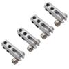 4PCS Metal Servo Arm Linkage Joint 2.5mm Tie Rod End Clevis Steering Rudder Joint for RC Boat Airplane Car Equipment Box view 1