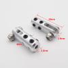 4PCS Metal Servo Arm Linkage Joint 2.5mm Tie Rod End Clevis Steering Rudder Joint for RC Boat Airplane Car Equipment Box view 2