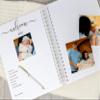 Personalized Twin Baby Memory Book - Hardcover First Year Album Customized with Babies Names - Prompted Baby Journal (Forest Friends) view 4