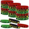 CupaPlay 48 PCS Happy Juneteenth Day Party Favors Rubber Bracelets - Freedom Day Patriotic Party Supplies Goodie Bag Stuffers Fillers Silicone Wristbands view 1